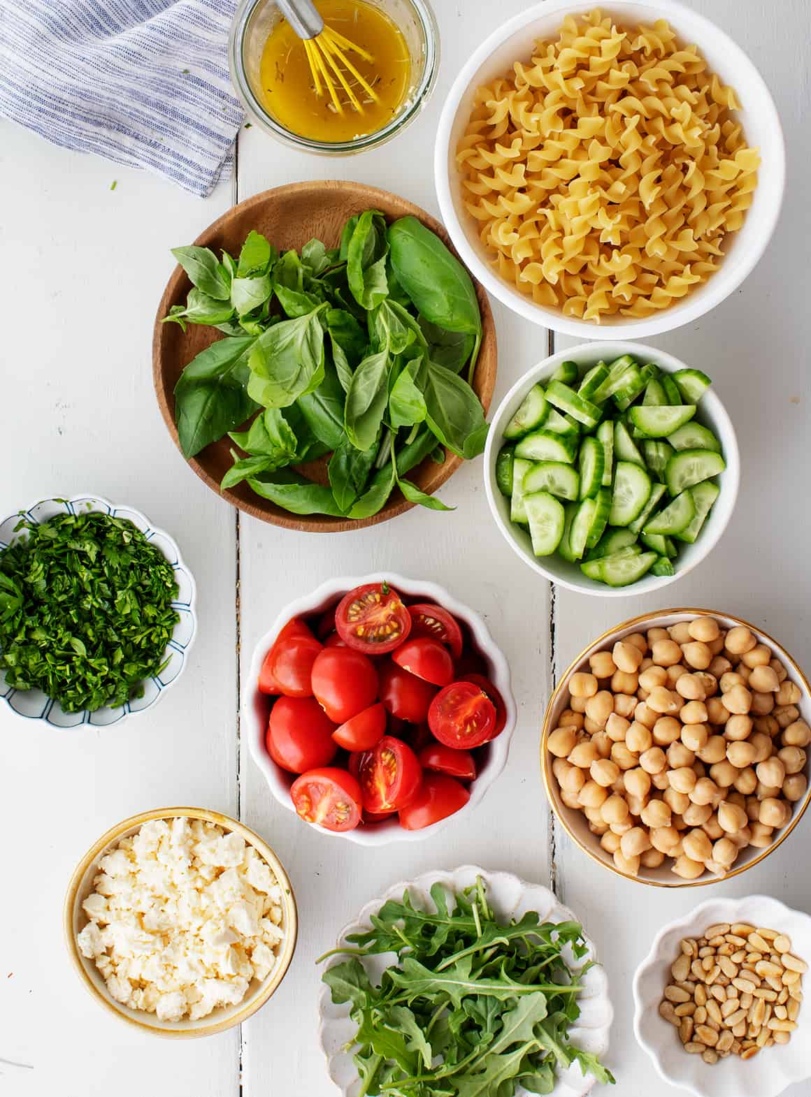 Easy pasta salad recipe ingredients