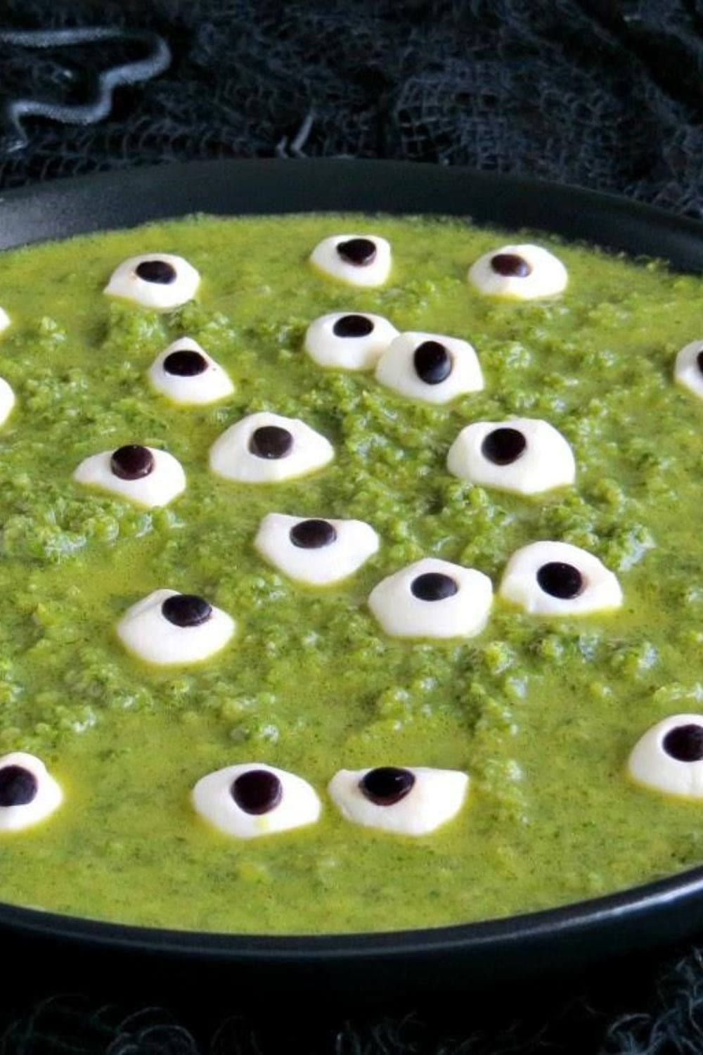 Spooky Green Eyeball Soup